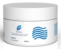 Bebutter Šľahané BIO bambucké maslo natural na citlivú pokožku
