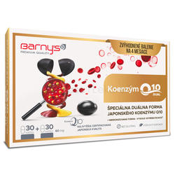 Barny&#039;s Koenzým Q10 Dual 60 mg (Výhodné balenie)