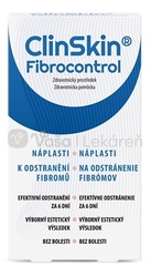 ClinSkin Fibrocontrol Náplasti na odstránenie fibrómov