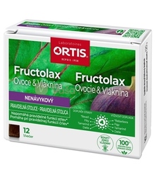 Fructolax Ovocie a vláknina Kocky