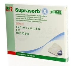 Suprasorb X+PHMB Krytie na rany (5 x 5 cm)