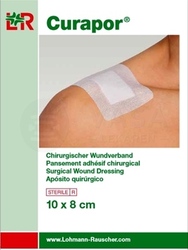 Curapor Chirurgické krytie na rany s vankúšikom (10 x 8 cm)