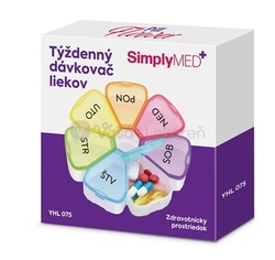 SimplyMED Pill Flower Týždenný dávkovač liekov YHL 075