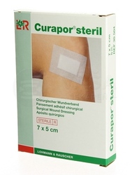 Curapor Chirurgické krytie na rany s vankúšikom (7 x 5 cm)