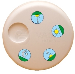 Denný dávkovač liekov, typ 03 (trojfarebný)