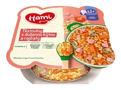 Hami Príkrm Cestoviny s duseným stehnom a paradajkami (od ukonč. 12. mesiaca)
