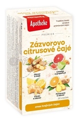Apotheke Premier Zázvorovo citrusové čaje