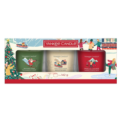 Yankee Candle Vianočná darčeková sada 3 sviečok tumbler