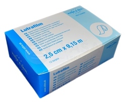 Vidra Lutrafilm Fixačná náplasť z transparentnej fólie na cievke (2,5 cm x 9,15 m)