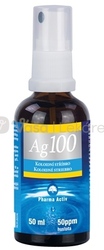 Pharma Activ Koloidné striebro Ag100 (hustota 50ppm)