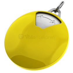 Vreckový dávkovač liekov, typ 05 (biely/žltý)