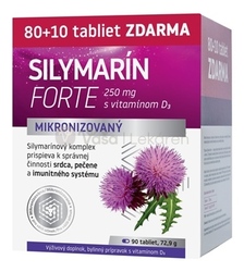 NaturProdukt Silymarin Forte 4 (pečeň + imunitný systém)