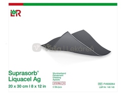Suprasorb Liquacel Ag Krytie na rany s antimikrobiálnym striebrom (20 x 30 cm)